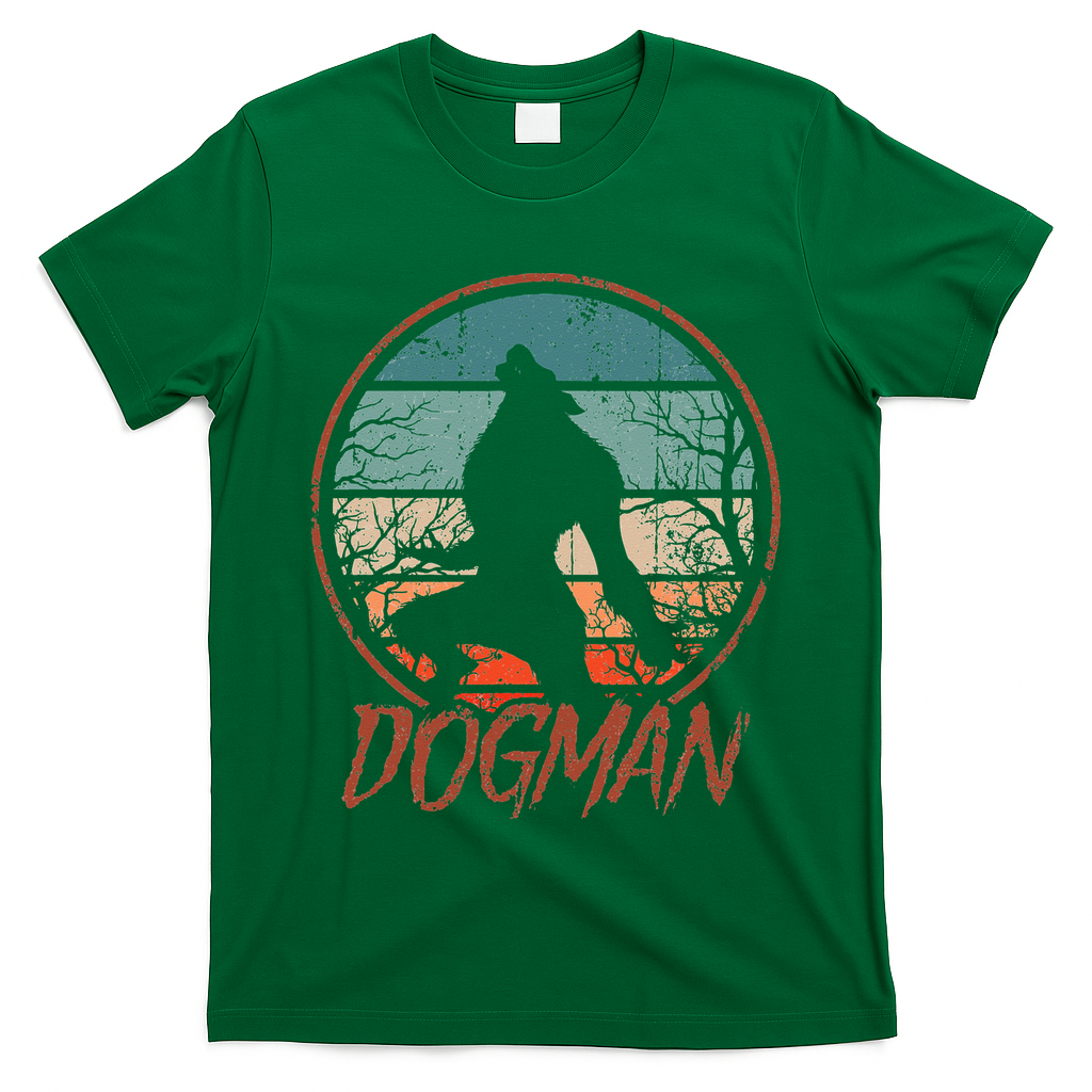 Cryptids Cryptozoology Monsters State of Michigan Dogman T-Shirt