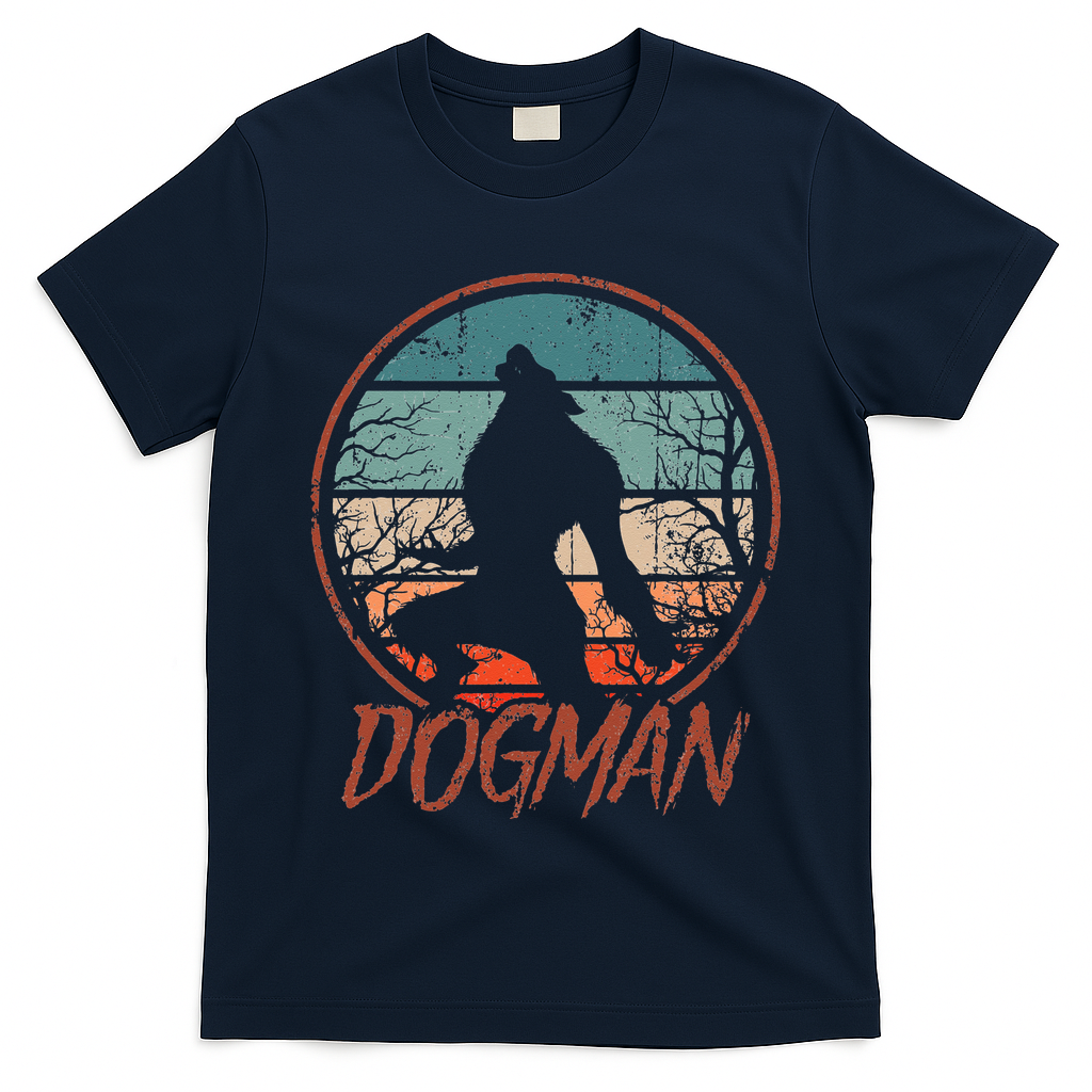 Cryptids Cryptozoology Monsters State of Michigan Dogman T-Shirt