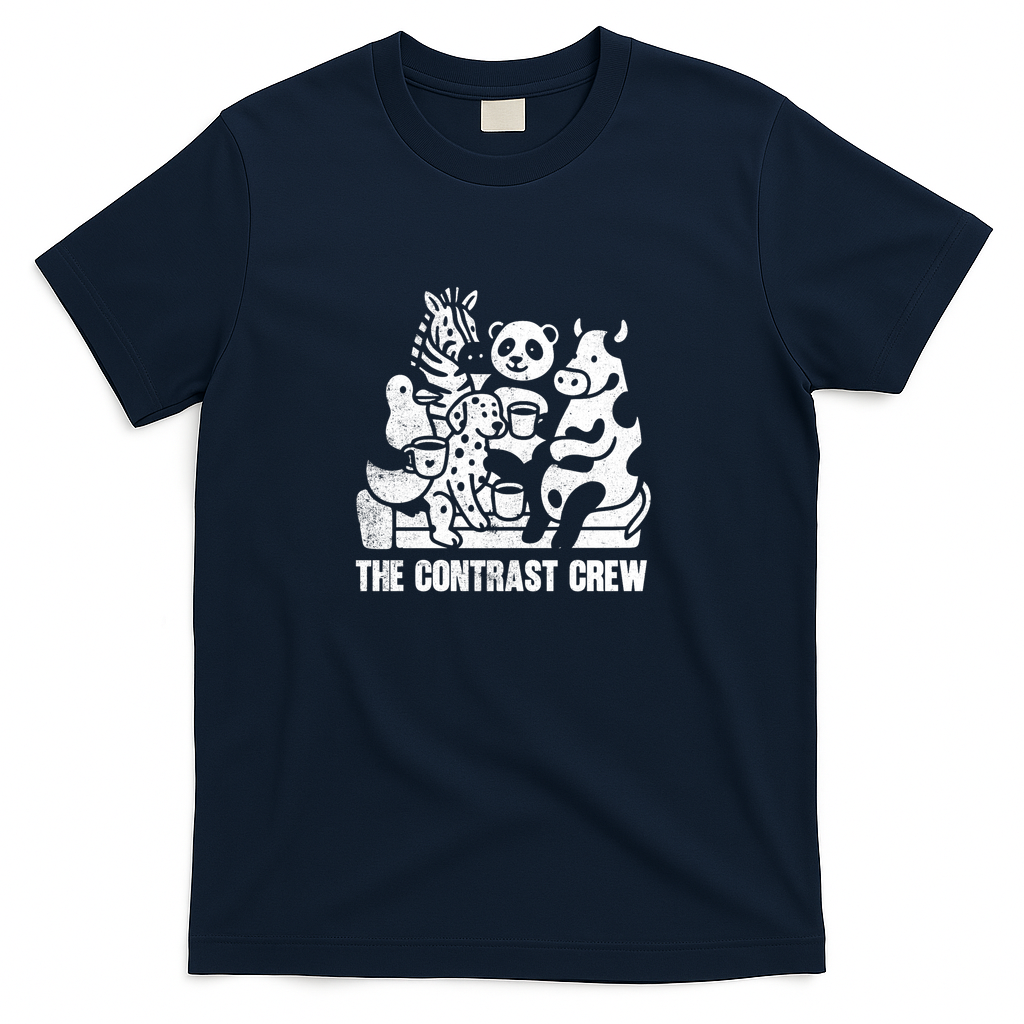 Contrast Crew - Navy