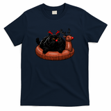 Christmas Chonk on A Reindeer Floatie - Navy