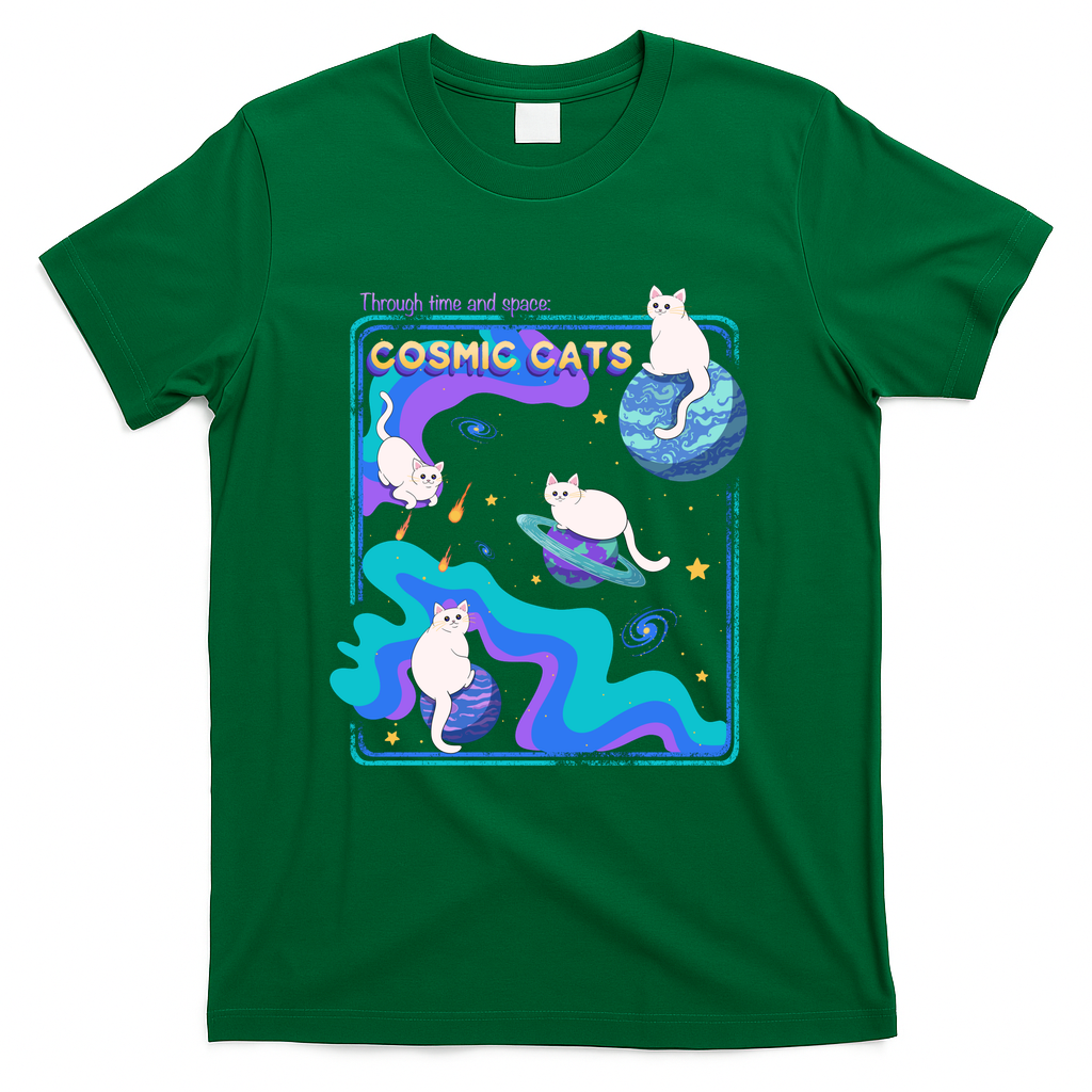 Cosmic Cats - Green