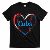Classic Cubs Proud Name Hearts Lovers Gift  T-Shirt