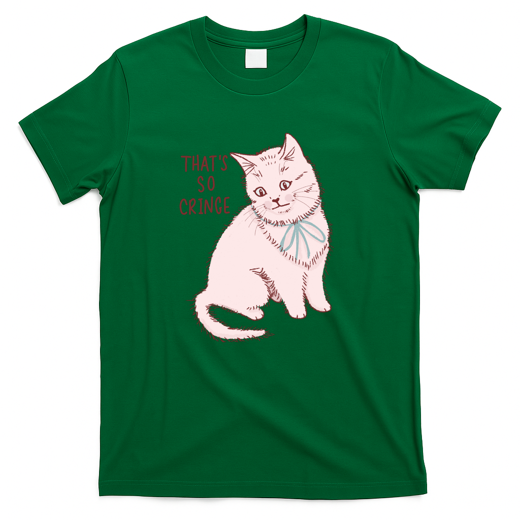 Cringe Cat - Green