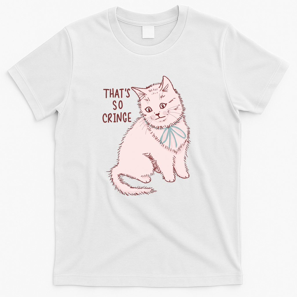 Cringe Cat - White