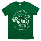 Christmas Carol Scrooge & Marley Holiday Design Tradition T-Shirt - Irish Green