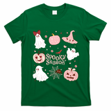 Cute Coquette Spooky Season T-Shirt - Irish Green
