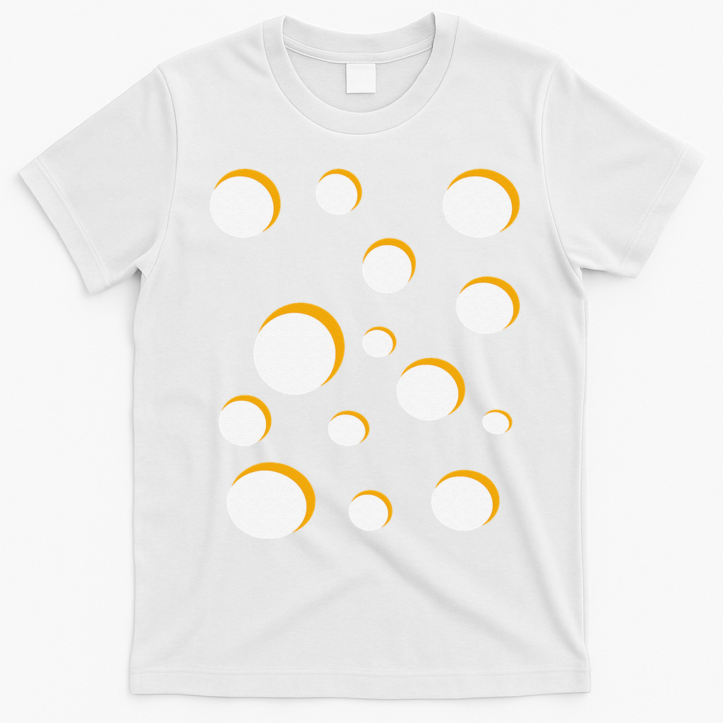 Cheese Costume Swiss Gouda Brie Cheddar Halloween T-Shirt - White
