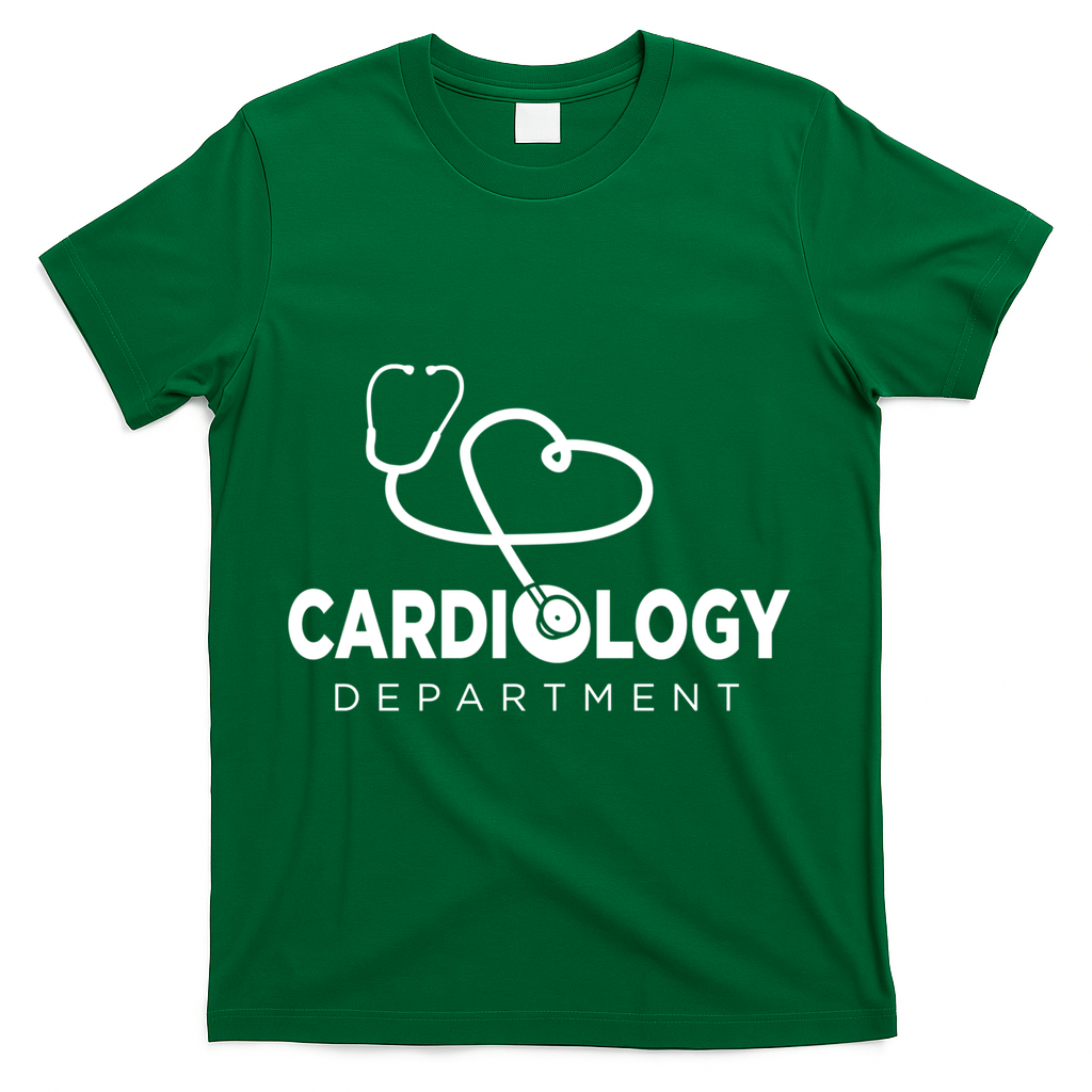 Cardiologist Cardiovascular Technologist And Cardiology Nurse Cute Gift T-Shirt - Green