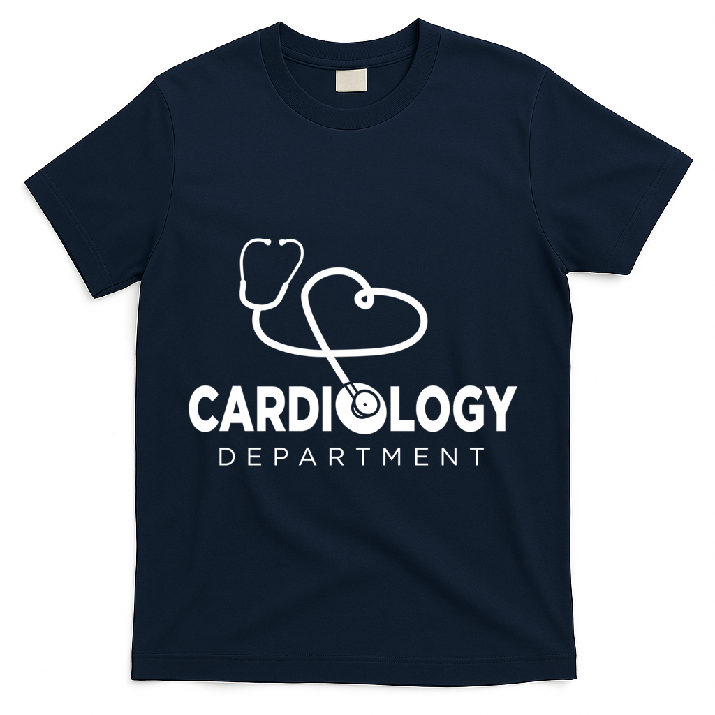Cardiologist Cardiovascular Technologist And Cardiology Nurse Cute Gift T-Shirt - Navy