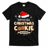 Christmas Cookie Tester Taster Baking Crew Gift T-Shirt - Black
