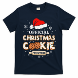 Christmas Cookie Tester Taster Baking Crew Gift T-Shirt - Navy Blue