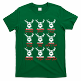 Christmas Deer Bow Hunting Santa Hunter T-Shirt - Irish Green