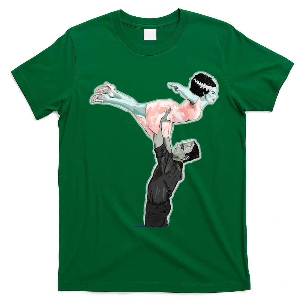 Creepy Dirty Dancing Frankenstein T-Shirt - Irish Green