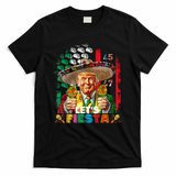 Cinco De Mayo Trump Taco Funny Mexican Trump Let's Fiesta T-Shirt - Black