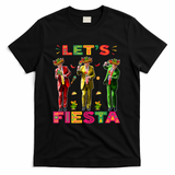 Cinco De Mayo Trump Taco Funny Dancing Trump Let's Fiesta T-Shirt - Black