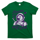 Cool Eagle Astronaut Houston Were Ready For Testing Teacher T-Shirt - Green