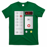 Cool Elevator Buttons Art Funny Funny Lift Halloween Costume T-Shirt - Irish Green