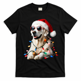Christmas English Cream Golden Retriever Mom Dog Puppy Xmas Cool Gift T-Shirt - Black