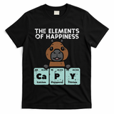 Capybara Elements Of Happiness Capy Science Women T-Shirt