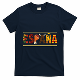 Colorful España Spanish Culture T-Shirt - Navy Blue
