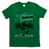 California Enjoy The Summer Surf T-Shirt - Green