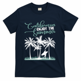 California Enjoy The Summer Surf T-Shirt - Navy