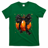 Cute Fall Autumn Halloween Pumpkin T-Shirt - Green