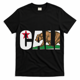 California Flag Cali Designs Home Love Family T-Shirt