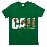 California Flag Cali Designs Home Love Family T-Shirt