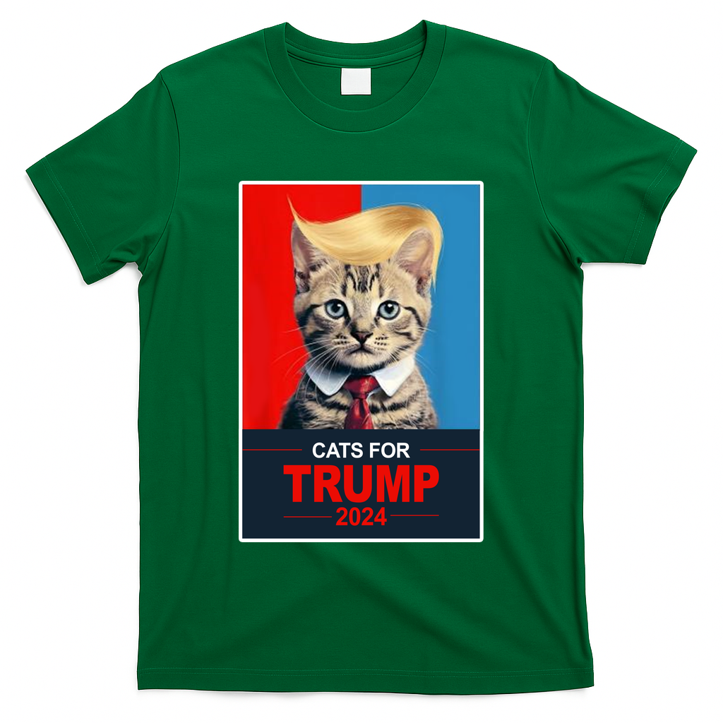 Cats For Donald Trump 2024 Election T-Shirt