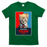 Cats For Donald Trump 2024 Election T-Shirt