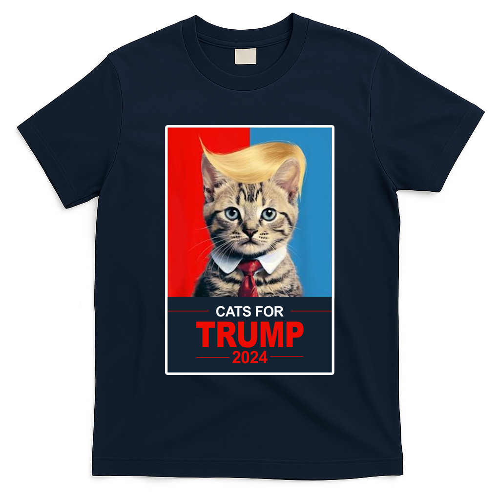Cats For Donald Trump 2024 Election T-Shirt
