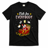 Cats For Everybody Ugly Christmas Cat Funny Xmas T-Shirt