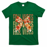 Coquette Floral Fall Vibes Autumn T-Shirt - Green