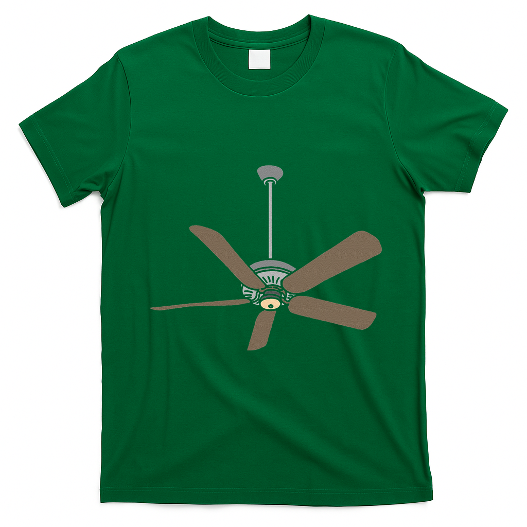Ceiling Fan Lazy DIY Halloween Costume Funny Easy T-Shirt - Irish Green