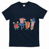 Cute Fourth Of July Summer Fun Group T-Shirt - Navy