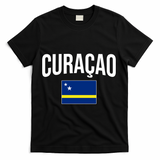 Curaçao Flag Of Curacao T-Shirt - Black