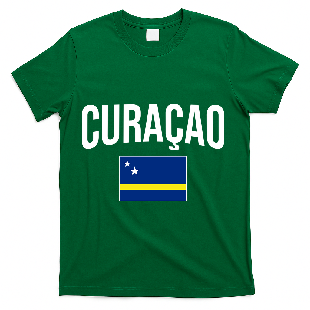 Curaçao Flag Of Curacao T-Shirt - Green