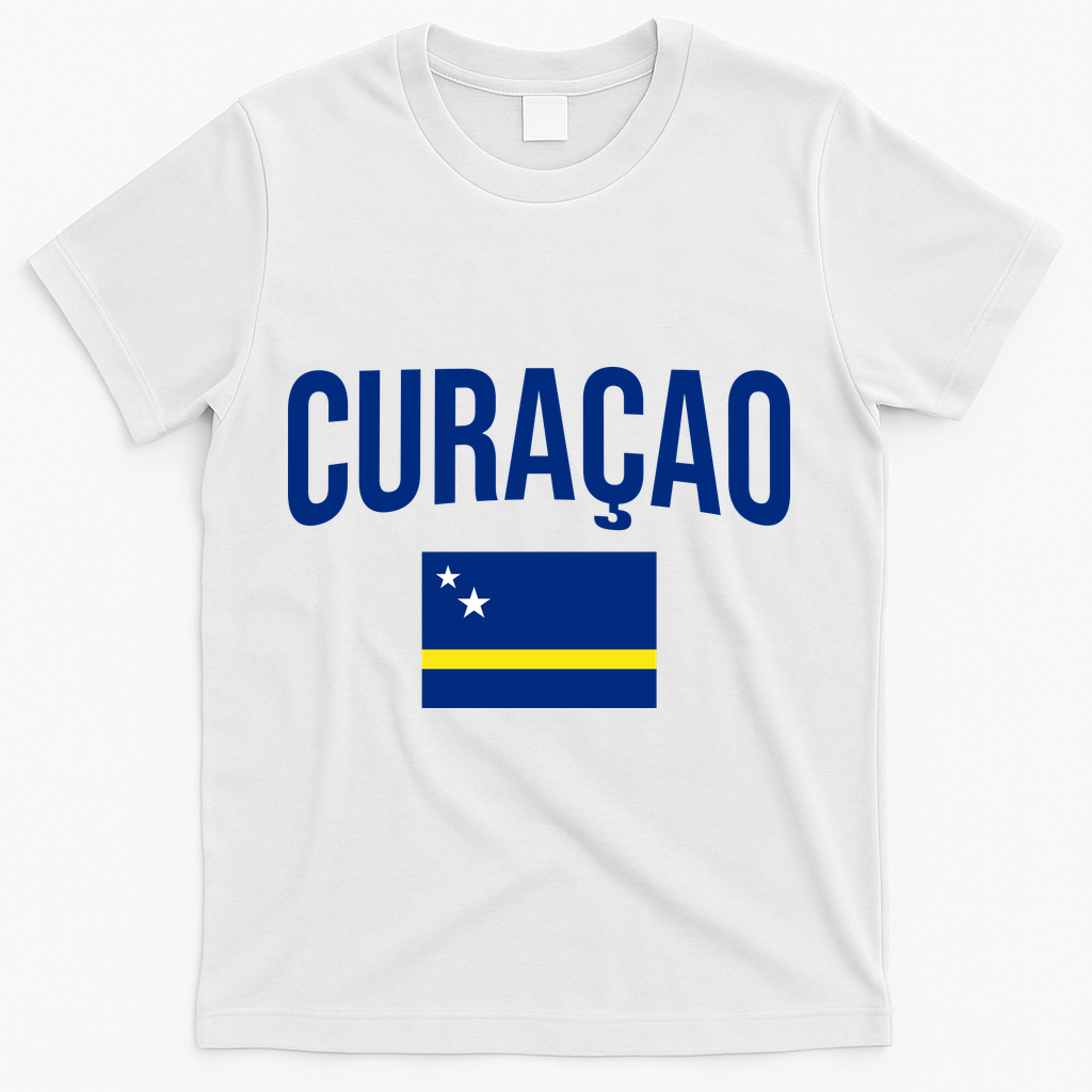Curaçao Flag Of Curacao T-Shirt - White