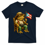 Coqui Frog Puerto Rico Flag Taino Boricua Hispanic T-Shirt
