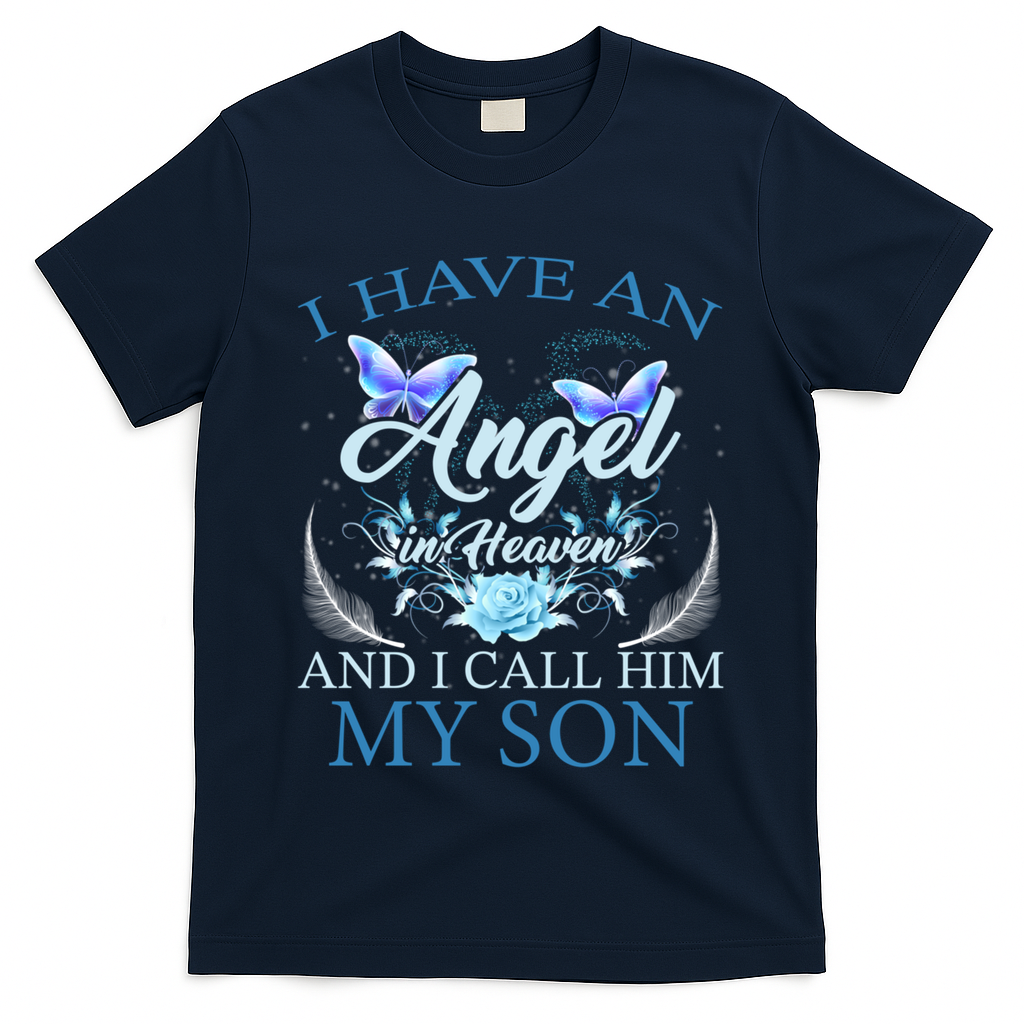 Cute Family Remembrance Angel Heaven Birthday Love T-Shirt