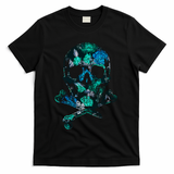 Cool Summer Graphic Skull T-Shirt - Black