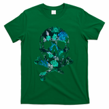 Cool Summer Graphic Skull T-Shirt - Green