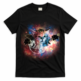 Funny Cat Floating In Space T-Shirt