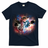 Funny Cat Floating In Space T-Shirt