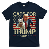 Cats For Trump 2024 Funny Vote Donald Trump T-Shirt