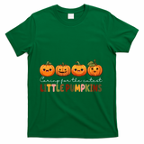 Caring For The Cutest Little Pumpkins T-Shirt - Green