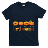 Caring For The Cutest Little Pumpkins T-Shirt - Navy