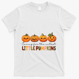 Caring For The Cutest Little Pumpkins T-Shirt - White