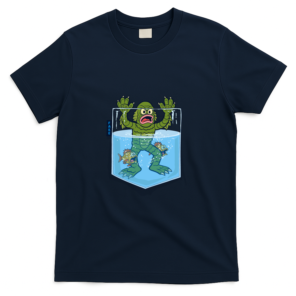 Creature From The Fake Pocket - Navy